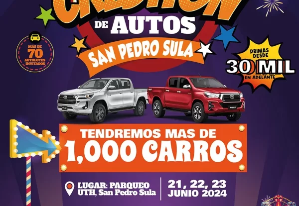 ¡Gran Feria de Carros con variedad de Modelos y Marcas!